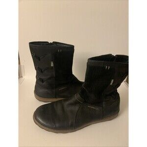 Merrell Boots Ashland Vee Mid Waterproof Black Leather Women's 10